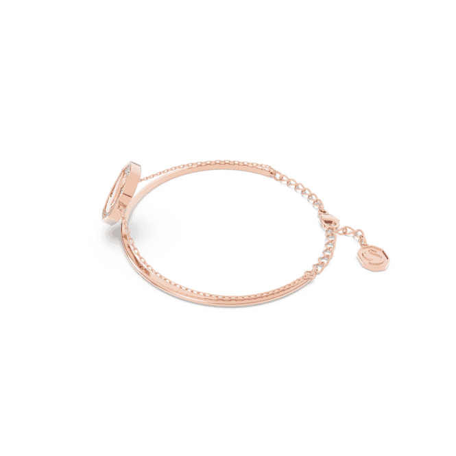 Signum Swan White Rose Gold - tone Plated Bangle 5628568Swarovski5628568