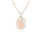 Signum Swan White Rose Gold - tone Plated Pendant 5628549Swarovski5628549