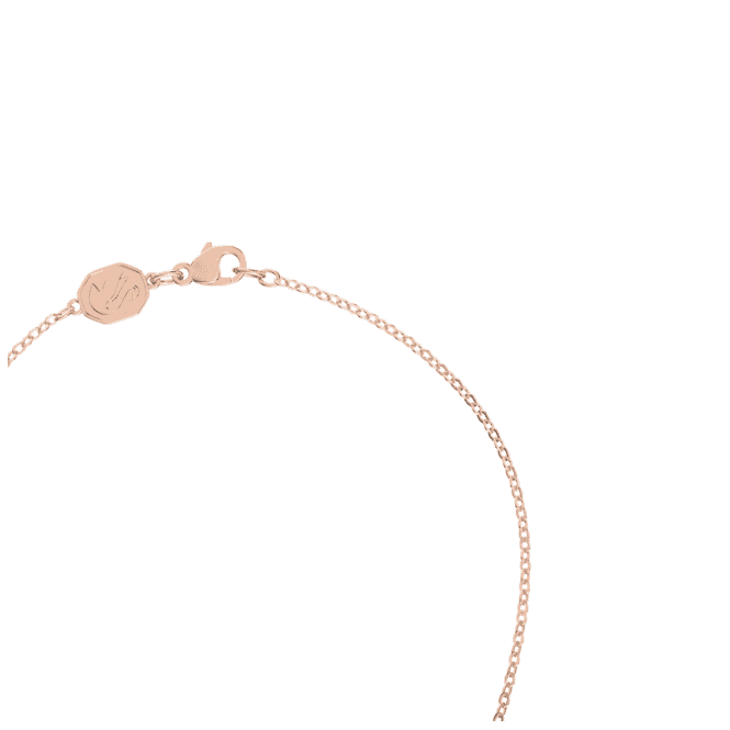 Signum Y Swan White Rose Gold - tone Plated Necklace 5628565Swarovski5628565