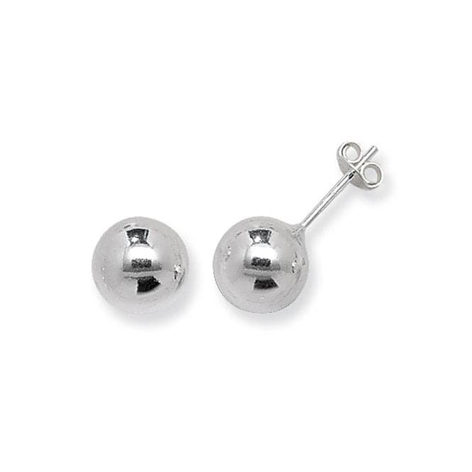 Silver 10mm Ball Stud Earrings G5516Acotis Silver JewelleryTH - G5516