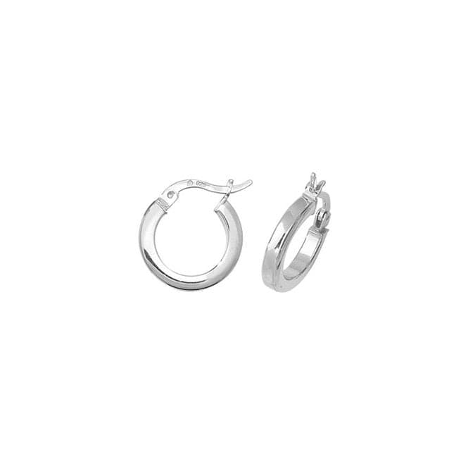 Silver 10mm Plain Hoop Earrings G5854Acotis Silver JewelleryTH - G5854