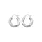 Silver 10mm Twisted Hoop Earrings G5971Acotis Silver JewelleryTH - G5971