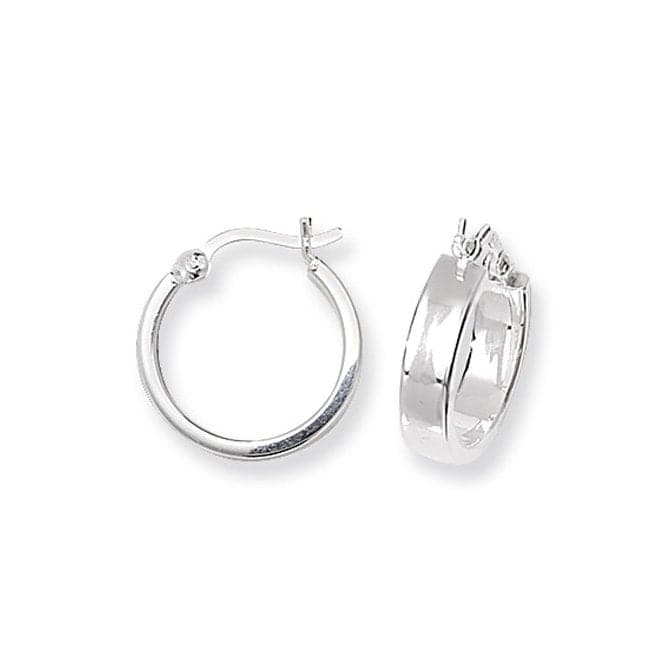 Silver 15mm Plain Hoop Earrings G5554Acotis Silver JewelleryTH - G5554