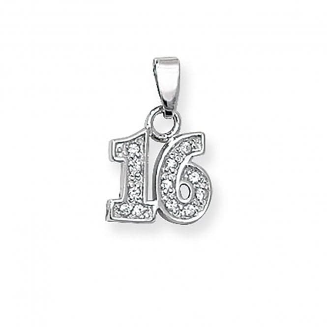 Silver 16Th Birthday Pendant G6326Acotis Silver JewelleryTH - G6326