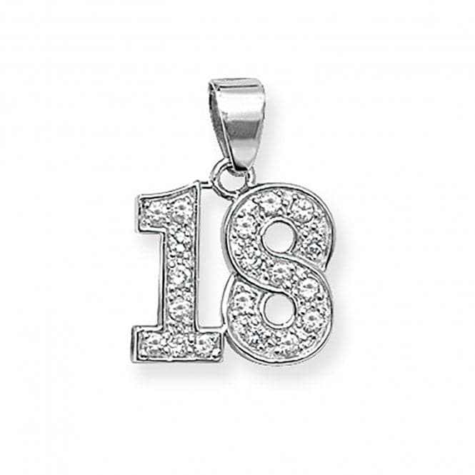 Silver 18Th Birthday Pendant G6330Acotis Silver JewelleryTH - G6330