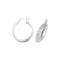 Silver 20mm Dia Cut Hoop Earrings G5849Acotis Silver JewelleryTH - G5849
