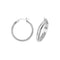 Silver 20mm Plain Hoop Earrings G5741Acotis Silver JewelleryTH - G5741