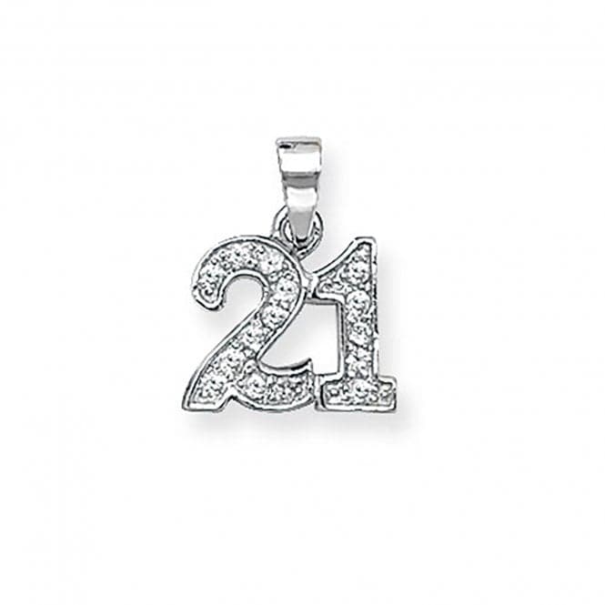 Silver 21St Birthday Pendant G6328Acotis Silver JewelleryTH - G6328