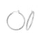 Silver 25mm Dia Cut Hoop Earrings G5719Acotis Silver JewelleryTH - G5719