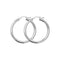 Silver 25mm Plain Hoop Earrings G5092Acotis Silver JewelleryTH - G5092
