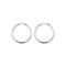 Silver 25mm Sleepers G5534Acotis Silver JewelleryTH - G5534