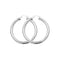 Silver 30mm Plain Hoop Earrings G5093Acotis Silver JewelleryTH - G5093