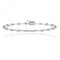 Silver 3mm Round Cubic Zirconia And Knife Wire Line Bracelet SBG0015Silver & CoSBG0015