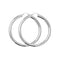 Silver 40mm Plain Hoop Earrings G5094Acotis Silver JewelleryTH - G5094