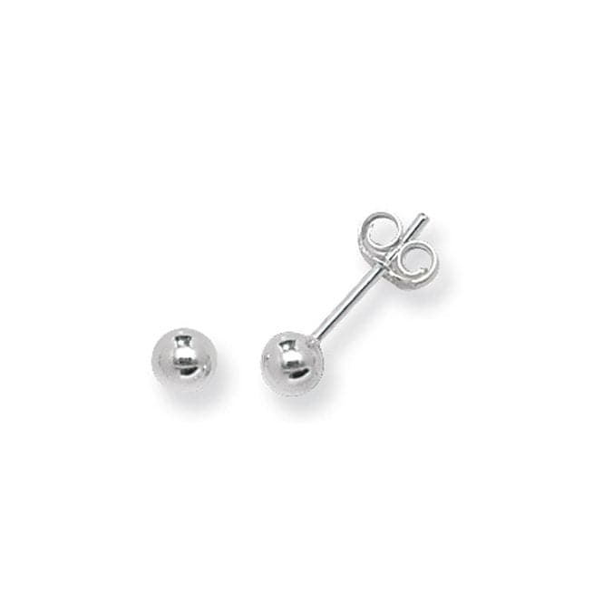 Silver 4mm Ball Stud Earrings G5511Acotis Silver JewelleryTH - G5511