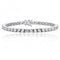 Silver 4mm Round Claw Set Cubic Zirconia Line Bracelet SBG0010Silver & CoSBG0010