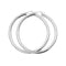 Silver 50mm Plain Hoop Earrings G5095Acotis Silver JewelleryTH - G5095