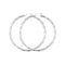 Silver 50mm Twisted Hoop Earrings G5105Acotis Silver JewelleryTH - G5105