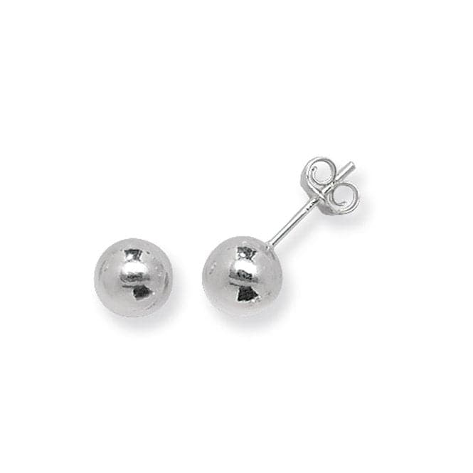 Silver 7mm Ball Stud Earrings G5514Acotis Silver JewelleryTH - G5514