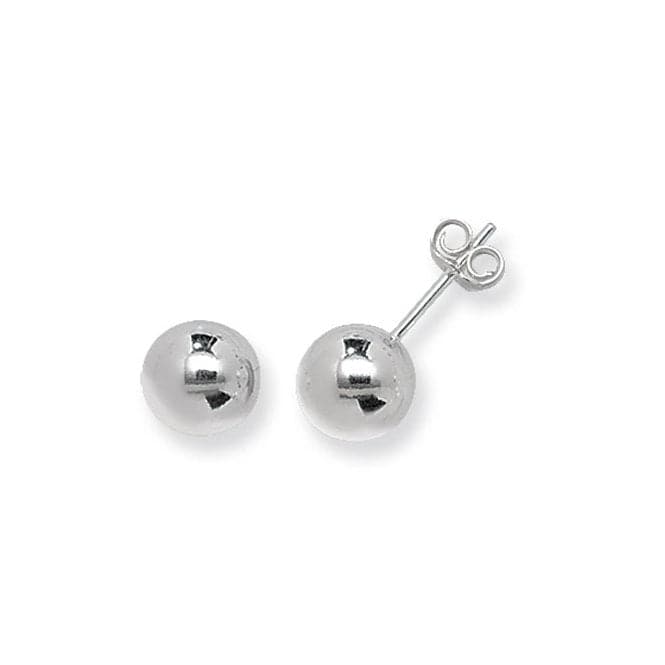 Silver 8mm Ball Stud Earrings G5515Acotis Silver JewelleryTH - G5515