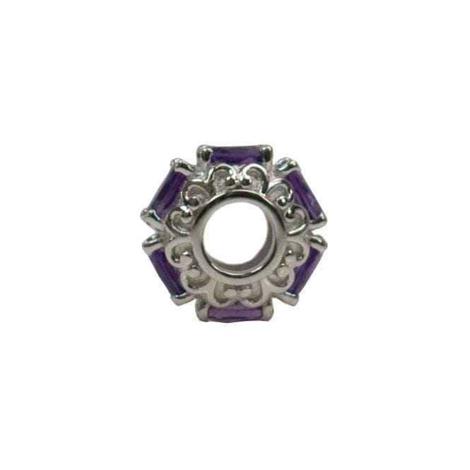 Silver Amethyst Wheel without Oxidisation S482ANOStorywheelsS482A.NO