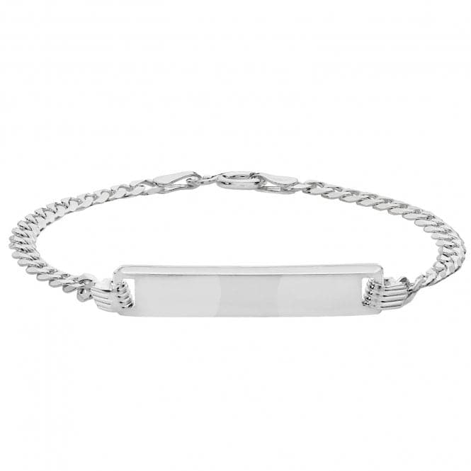 Silver Babies Curb Id Bracelet G2452Acotis Silver JewelleryTH - G2452