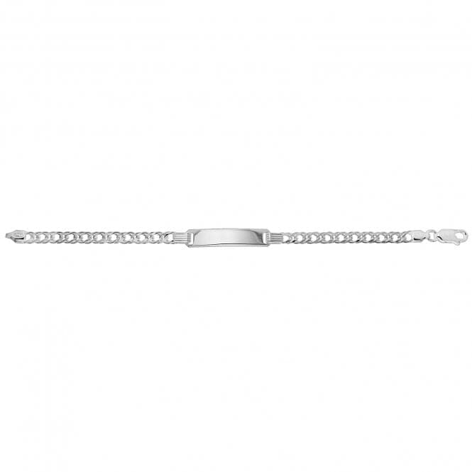 Silver Babies Double Curb Id Bracelet G2102Acotis Silver JewelleryTH - G2102