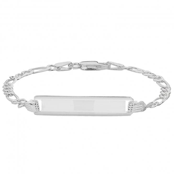 Silver Babies Figaro Id Bracelet G2453Acotis Silver JewelleryTH - G2453