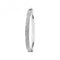 Silver Babies Oval Moondust Hinged Bangle G4387Acotis Silver JewelleryTH - G4387