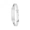 Silver Babies Round Dia Cut Id Expandable Bangle G4373Acotis Silver JewelleryTH - G4373