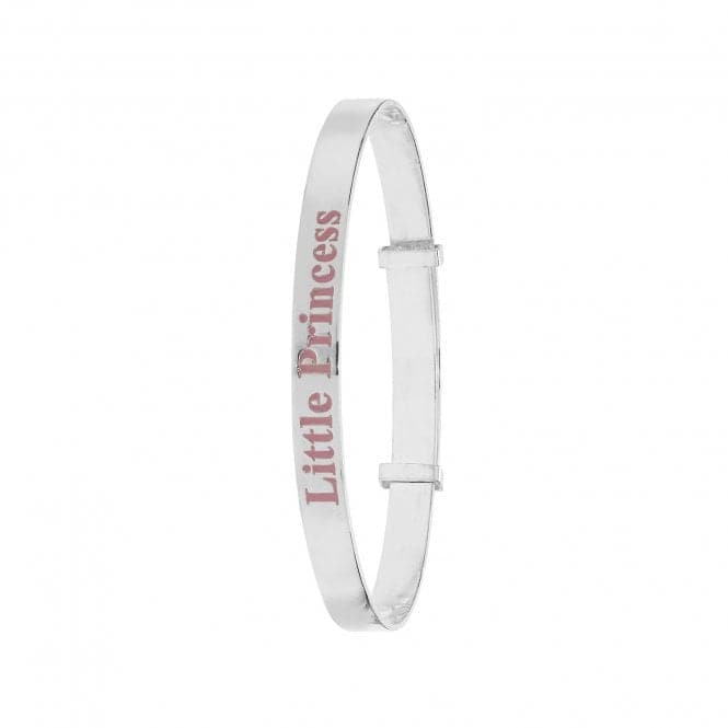 Silver Babies Round Little Princess Expandable Bangle G4381Acotis Silver JewelleryTH - G4381