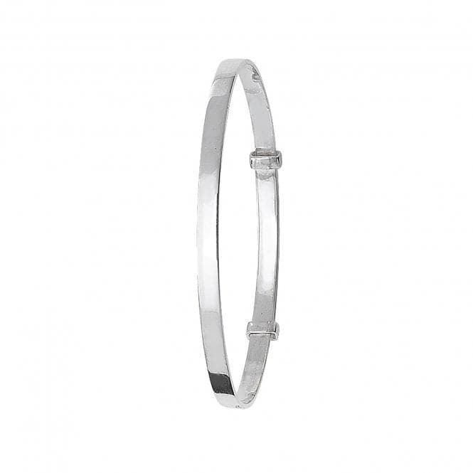 Silver Babies Round Plain Expandable Bangle G4172Acotis Silver JewelleryTH - G4172