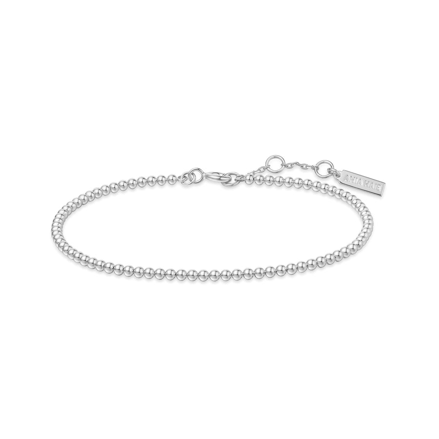 Silver Beaded Bracelet B063 - 03HAnia HaieB063 - 03H