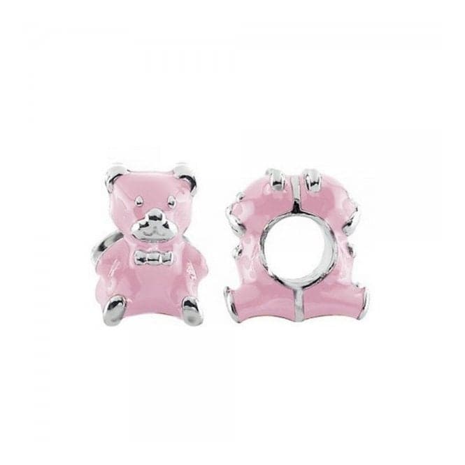 Silver Bear Wheel with Pink EnamelStorywheelsS432PNK