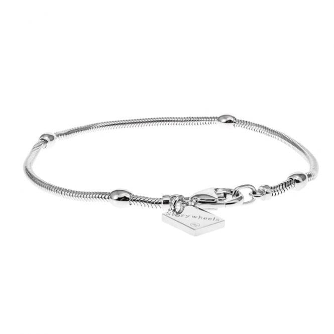 Silver Bracelet with Lobster Clasp B004SStorywheelsB004S14CM