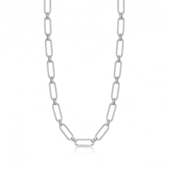 Silver Cable Connect Chunky Chain Necklace N046 - 02HAnia HaieN046 - 02H