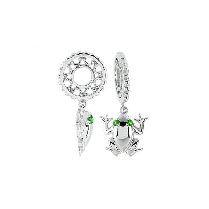 Silver & Chrome Diopside Frog Dangle Charm S373CHDIStorywheelsS373CHDI