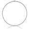Silver Claw Set 3mm Round Cubic Zirconia Line Necklace SNG0009Silver & CoSNG0009