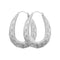 Silver Creole Earrings G51198Acotis Silver JewelleryTH - G51198