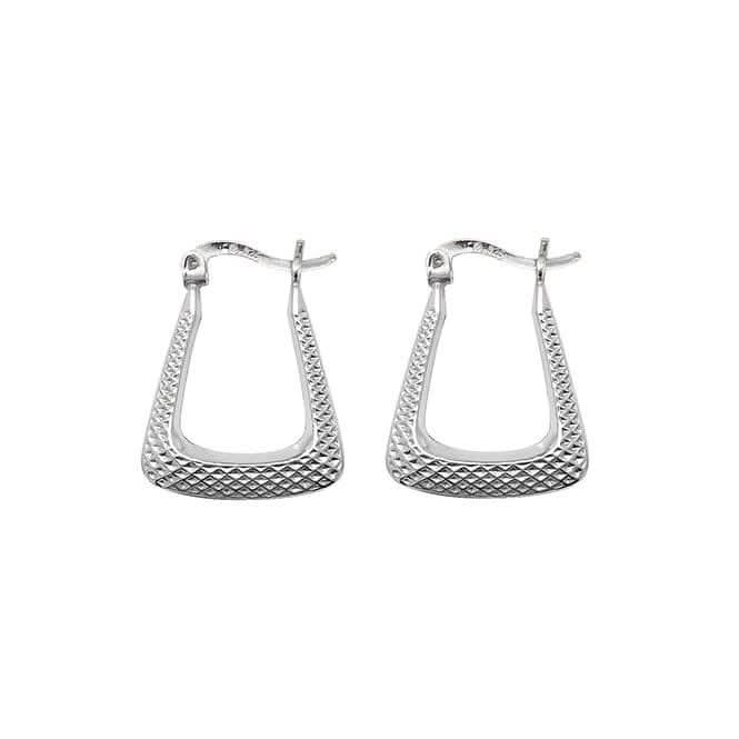 Silver Creole Earrings G5879Acotis Silver JewelleryTH - G5879