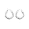 Silver Creole Earrings G5882Acotis Silver JewelleryTH - G5882