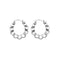 Silver Creole Earrings G5883Acotis Silver JewelleryTH - G5883
