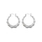 Silver Creole Earrings G5884Acotis Silver JewelleryTH - G5884