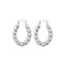 Silver Creole Earrings G5887Acotis Silver JewelleryTH - G5887