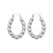 Silver Creole Earrings G5888Acotis Silver JewelleryTH - G5888