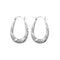Silver Creole Earrings G5890Acotis Silver JewelleryTH - G5890