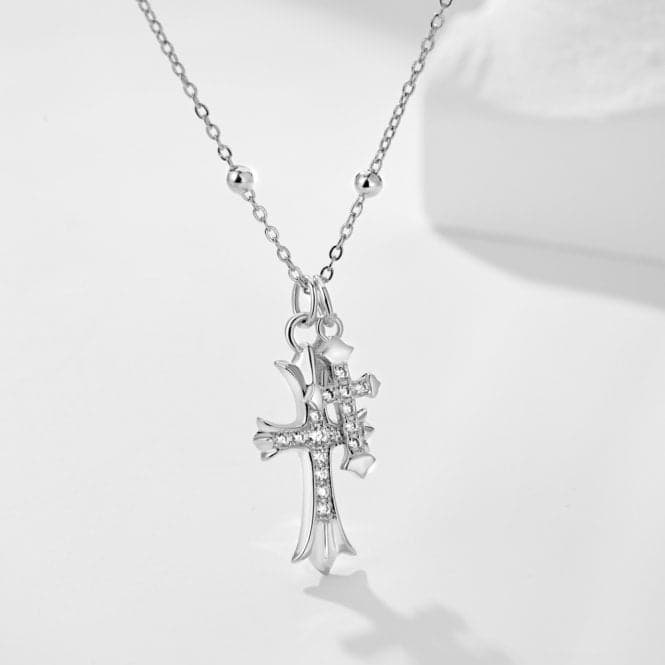 Silver Cross Necklace ERLN022Ellie Rose LondonERLN022