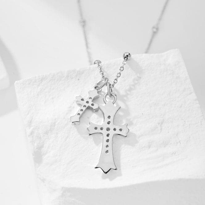 Silver Cross Necklace ERLN022Ellie Rose LondonERLN022