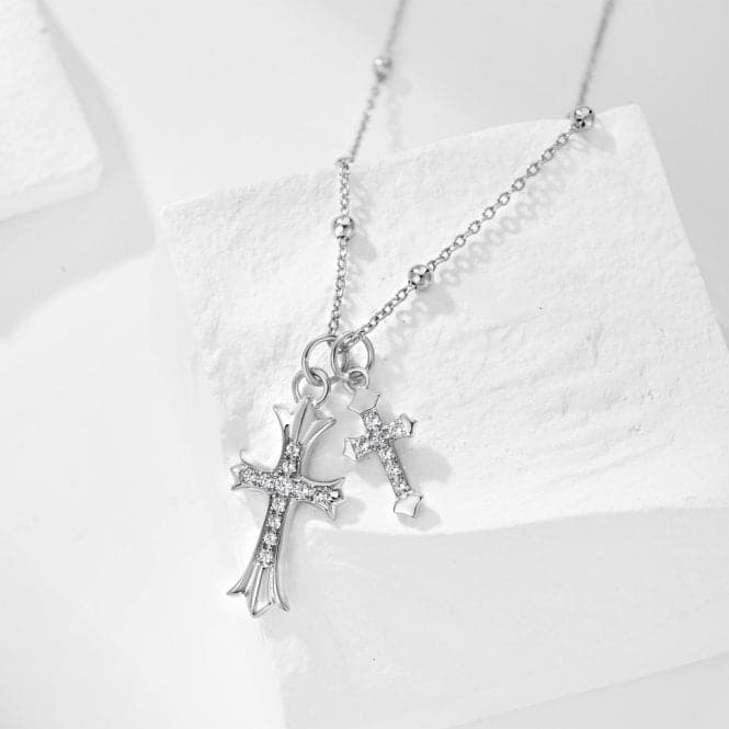 Silver Cross Necklace ERLN022Ellie Rose LondonERLN022