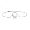 Silver Cubic Zirconia Bubbles Within Round Halo Cubic Zirconia Bracelet SBG0037Silver & CoSBG0037
